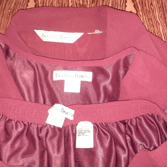 DRAPERS & DAMON 3 PIECE PANTS SET WOMEN'S SIZE L - Picture 4 of 6